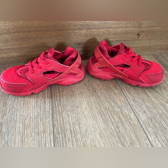 Nike toddler Huarache red tennis shoe size 8C - Picture 5 of 8